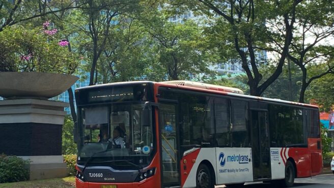 rute transportasi umum di Tangsel