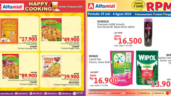 promo alfamart, indomaret, dan alfamidi