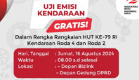 uji emisi gratis kabupaten tangerang