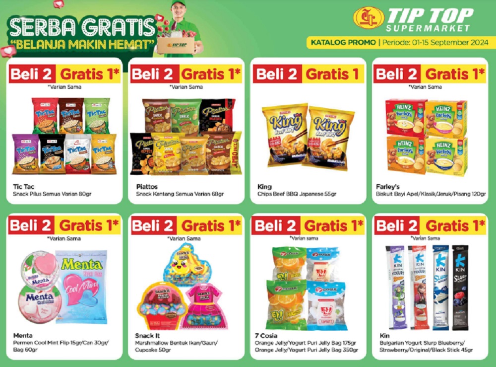 Promo JSM Tip Top 13-15 September 2024