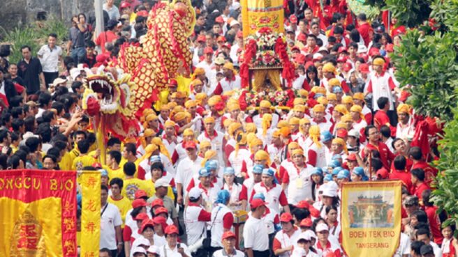 Ritual Gotong Toapekong di Kota Tangerang pada 21 September 2024