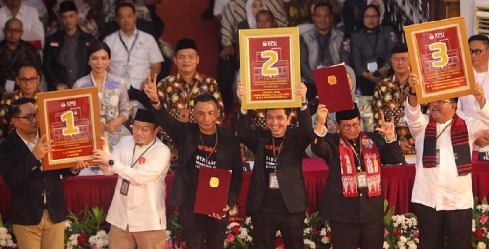 Nomor urut paslon Pilkada 2024