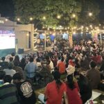 nobar indonesia vs australia di kafe omblek