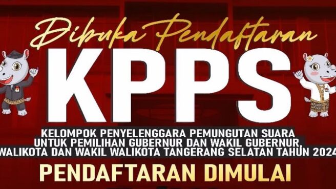 tahapan seleksi anggota kpps pilkada tangsel 2024