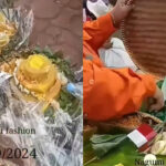 usai cetak rekor muri, nasi tumpeng dibuang