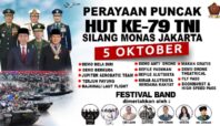 HUT ke-79 TNI di Monas