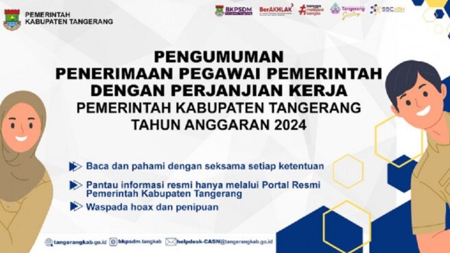 Formasi PPPK 2024 Pemkab Tangerang