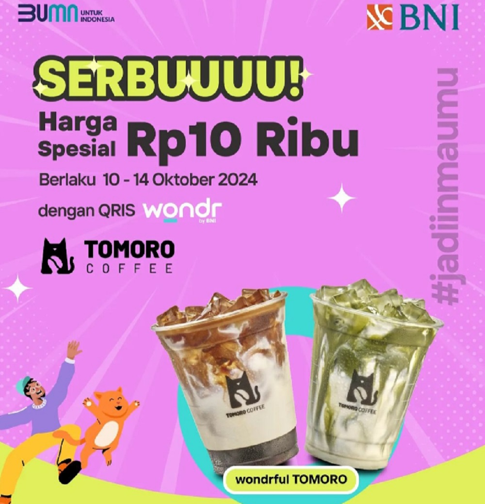 Promo wondr by BNI 10-14 Oktober 2024