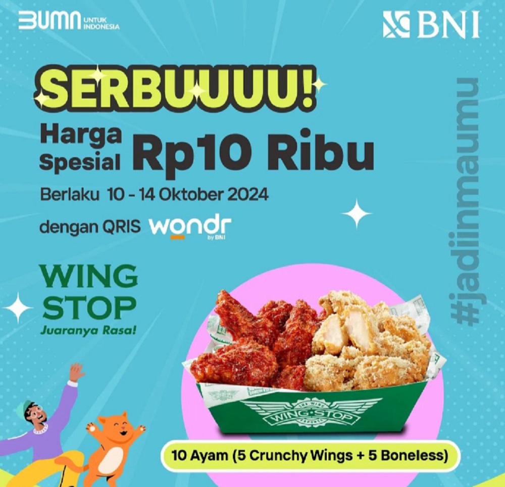 Promo wondr by BNI 10-14 Oktober 2024