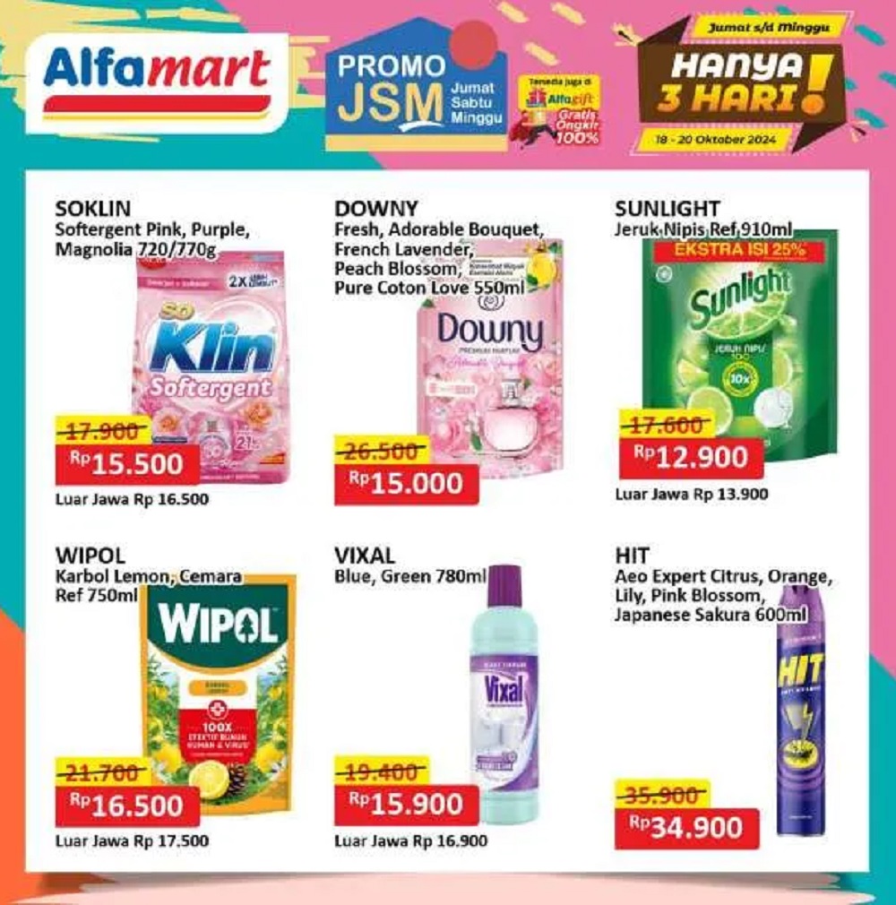 Promo JSM Alfamart 18-20 Oktober 2024