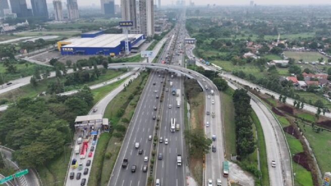 Tarif tol Jakarta-Tangerang Naik