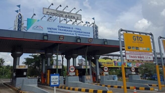 Tol Pondok Aren-Serpong terapkan sistem elektronik Struk