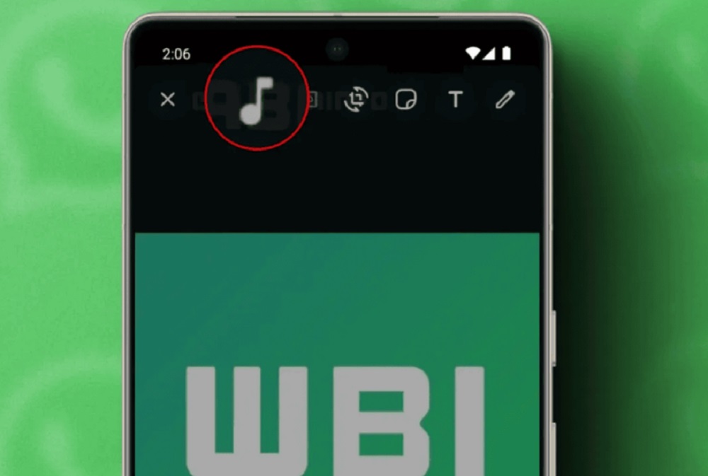 Fitur tambah musik di WhatsApp Status