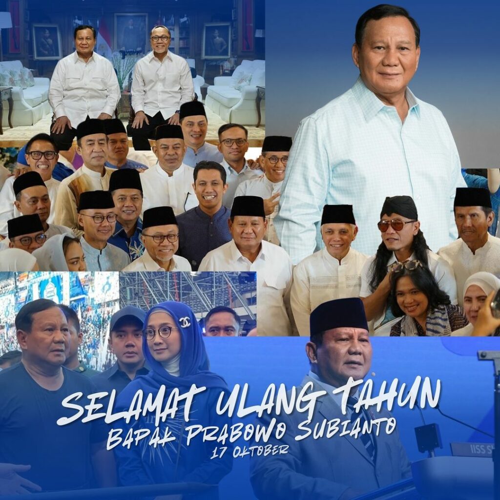 Prabowo ulang tahun