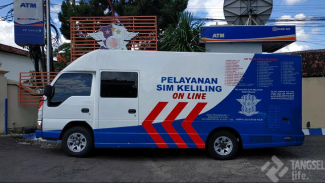 SIM keliling di kota tangerang