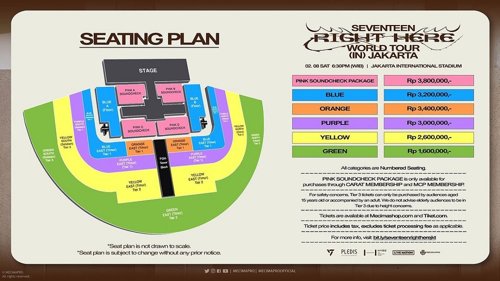 konser SEVENTEEN di Jakarta