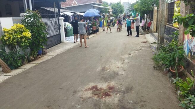 penyerangan gangster di Kampung Dongkal, Kelurahan Pondok Jagung Timur, Kecamatan Serpong Utara, Kota Tangsel