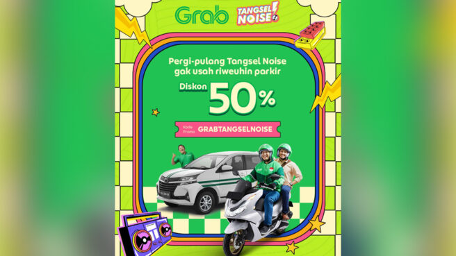 diskon grabbike dan grabcar tangsel noise 10