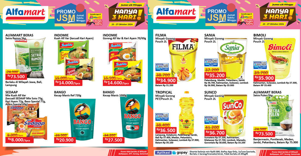 katalog promo jsm alfamart, indomaret, dan alfamidi 25 OKTOBER 2024