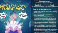 pemilihan duta baca kota tangsel 2024