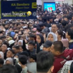 stasiun manggarai membeludak