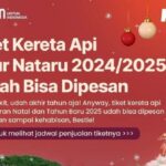 Tiket KAI Libur Nataru 2024/2025