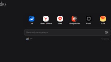 Nonton film di Yandex Browser