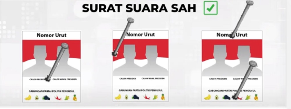 Surat suara sah Pilkada 2024