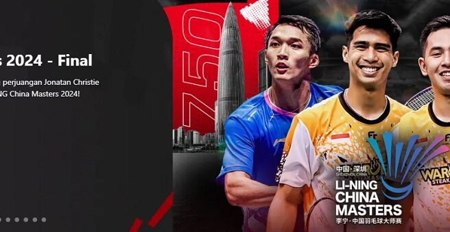 Final China Masters 2024 hari ini