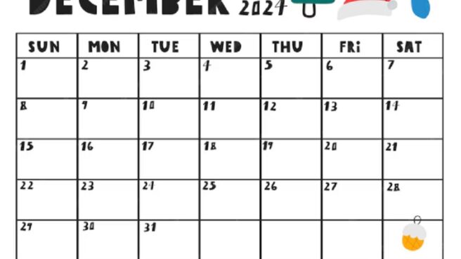 Kalender Desember 2024