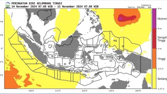 peringatan dini gelombang tinggi