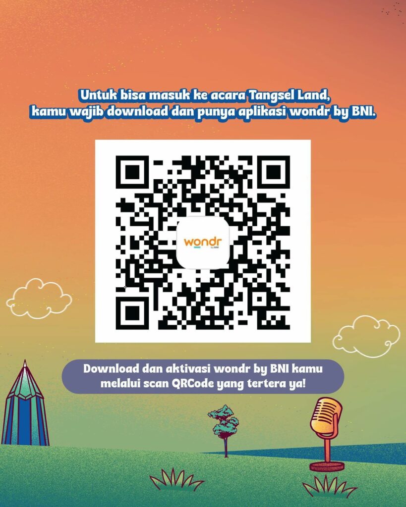 Barcode Wondr by BNI Tangsel Land 2024