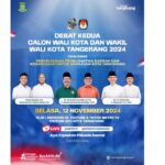 Debat Kedua Pilkada Kota Tangerang 2024