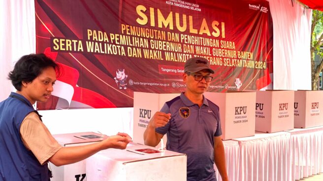 KPU Tangsel gelar simulasi Pilkada 2024