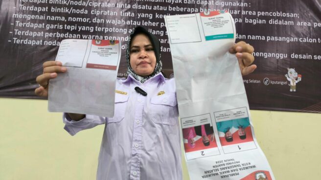 Surat Suara Pilkada Tangsel 2024