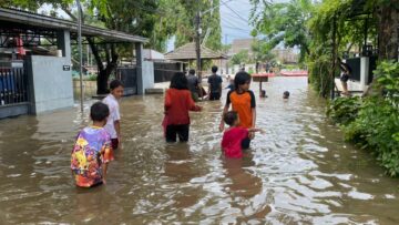 Banjir di Taman Mangu Indah Tangsel