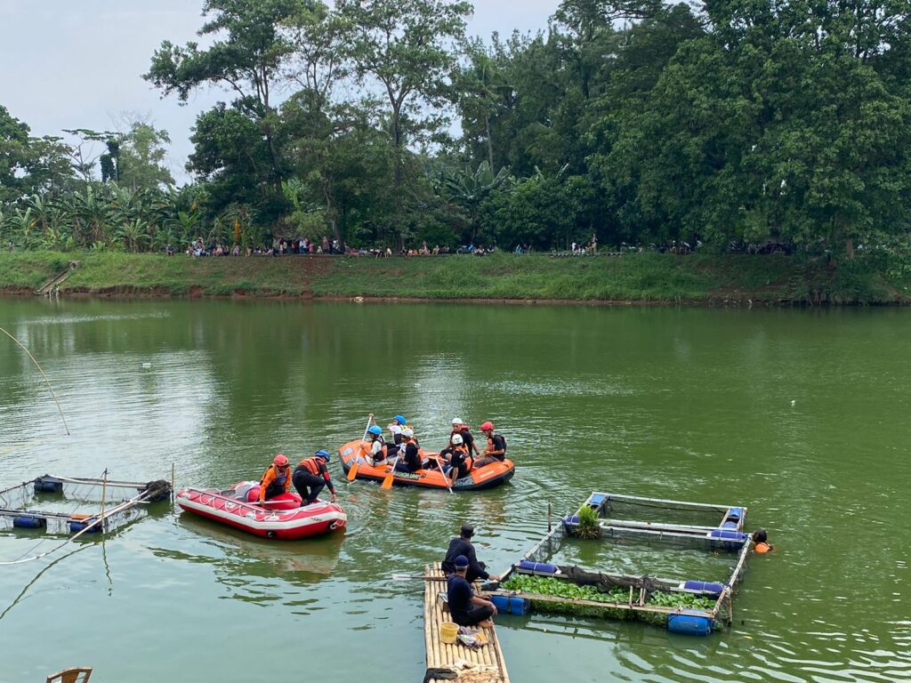 Lansia tenggelam di Situ Gintung