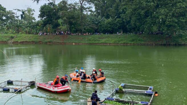 Lansia tenggelam di Situ Gintung