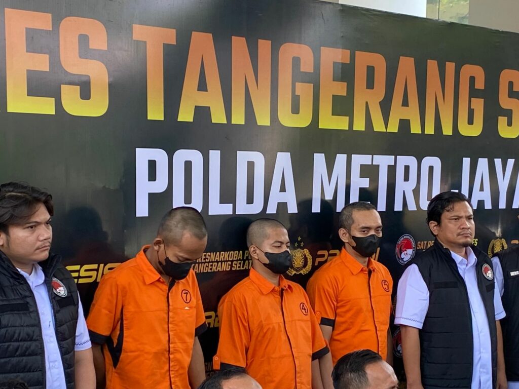 Penangkapan pengedar narkoba di Tangsel