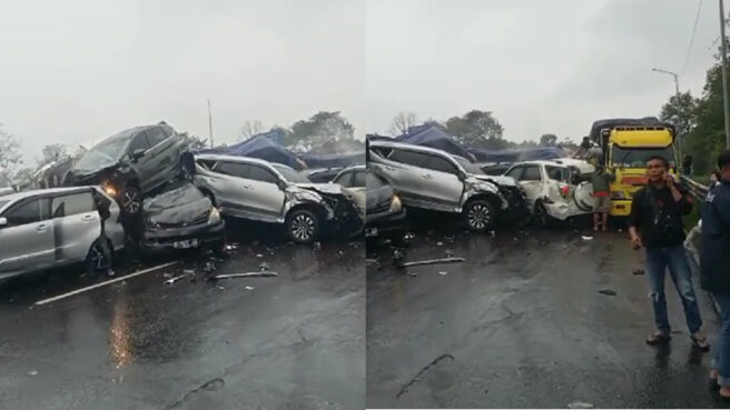 kecelakaan beruntun di tol cipularang