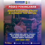 posko penanganan korban truk kontainer