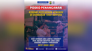 posko penanganan korban truk kontainer