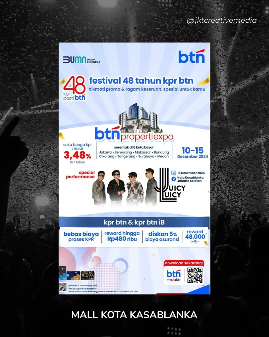 Konser gratis di Jabodetabek 14-15 Desember 2024