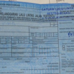 surat tilang hilang