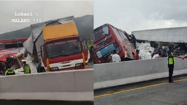 kecelakaan bus rombongan santri