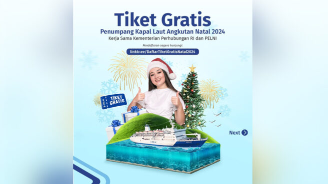 tiket gratis kapal laut