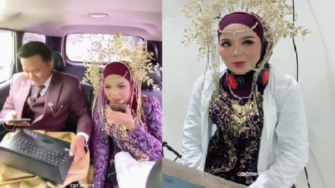 Pengantin viral tes CPNS