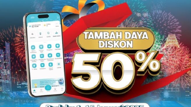 Dapatkan diskon tambah daya listrik 50 persen