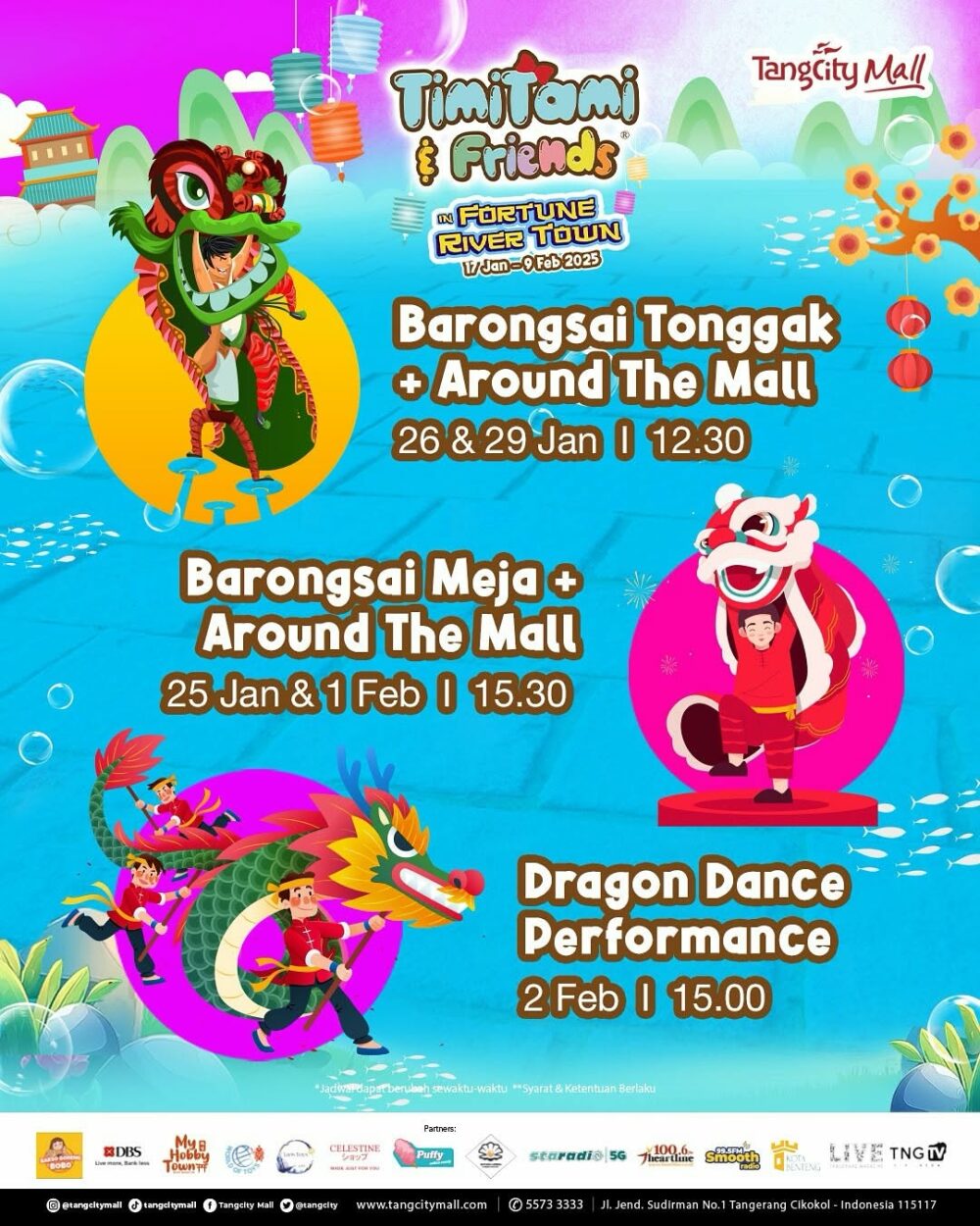 Event Imlek 2025 di Mal Tangerang