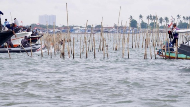 pembongkaran pagar laut tangerang